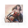 Заказать открытку в Москве. Открытка 15x15 см Чудо-женщина / Wonder Woman от Jimmy Flash - готовые дизайны и нанесение принтов.