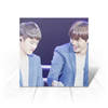Заказать открытку в Москве. Открытка 15x15 см EXO. Kai, KyungSoo от K-maker - готовые дизайны и нанесение принтов.