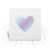 Заказать открытку в Москве. Открытка 15x15 см  Low Poly Heart от natulia_hatulia@yahoo.com - готовые дизайны и нанесение принтов.