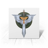 Заказать открытку в Москве. Открытка 15x15 см Dark Angels от GeekFox  - готовые дизайны и нанесение принтов.