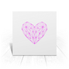 Заказать открытку в Москве. Открытка 15x15 см  Low Poly Heart  от natulia_hatulia@yahoo.com - готовые дизайны и нанесение принтов.