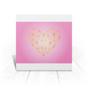 Заказать открытку в Москве. Открытка 15x15 см  Low Poly Heart  от natulia_hatulia@yahoo.com - готовые дизайны и нанесение принтов.