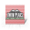 Заказать открытку в Москве. Открытка 15x15 см Twin Peaks от Jimmy Flash - готовые дизайны и нанесение принтов.