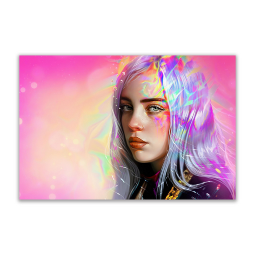 Заказать открытку в Москве. Открытка 15x10 см Billie Eilish от Jimmy Flash - готовые дизайны и нанесение принтов.