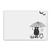 Заказать открытку в Москве. Открытка 15x10 см Tophat Goth - Happy Halloween от etana.shop@yandex.ru - готовые дизайны и нанесение принтов.