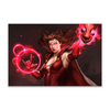 Заказать открытку в Москве. Открытка 15x10 см Алая Ведьма / Scarlet Witch от Jimmy Flash - готовые дизайны и нанесение принтов.