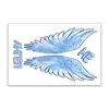 Заказать открытку в Москве. Открытка 15x10 см Крылья ангела от p_i_r_a_n_y_a  - готовые дизайны и нанесение принтов.