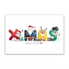 Заказать открытку в Москве. Открытка 15x10 см Merry Christmas от Media M  - готовые дизайны и нанесение принтов.