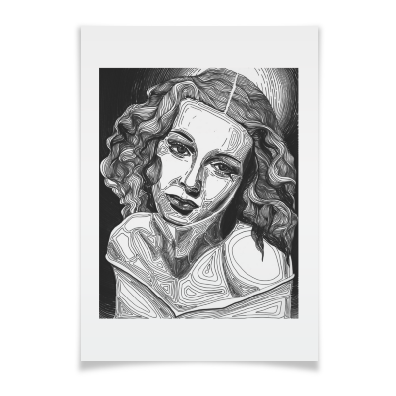 Printio Плакат A3(29.7×42) Хеди ламарр printio плакат a3 29 7×42 женский портрет