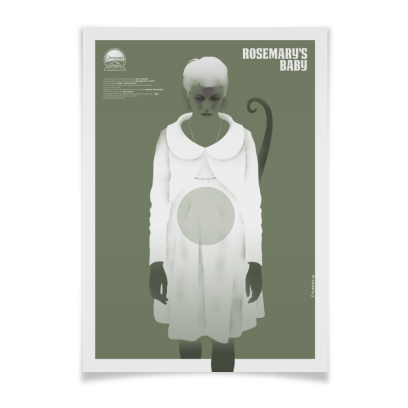 Printio Плакат A3(29.7×42) Ребенок розмари / rosemary's baby