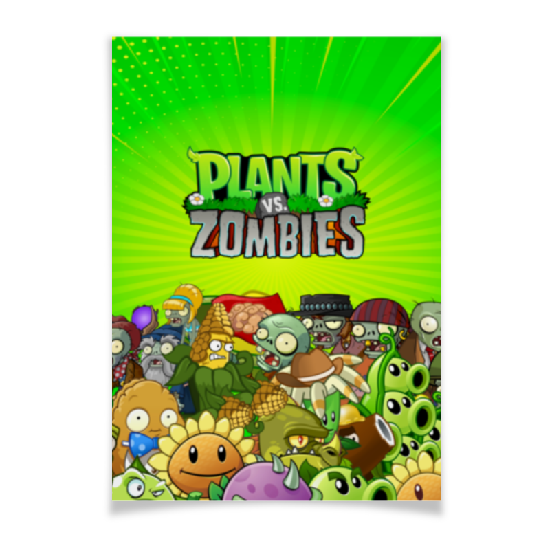 Printio Плакат A3(29.7×42) Plants vs zombies
