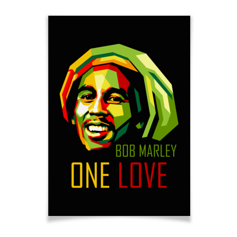 Printio Плакат A3(29.7×42) Боб марли календарь перекидной боб марли bob marley 3 а3