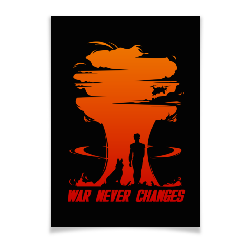 Printio Плакат A3(29.7×42) Fallout. war never changes