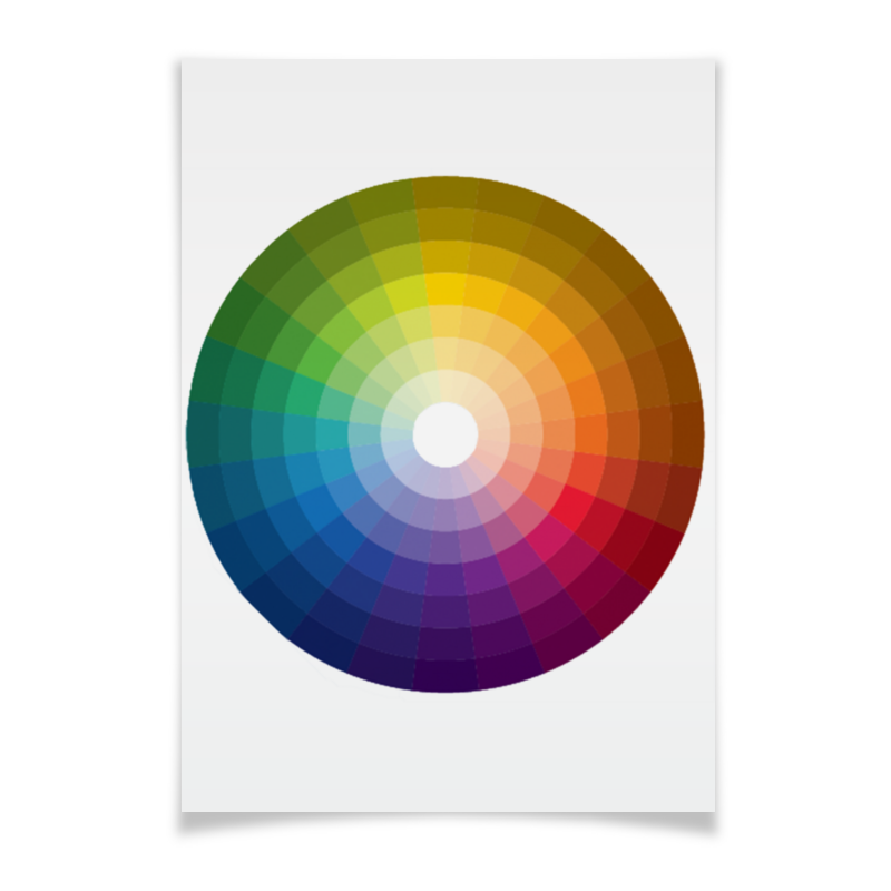 Printio Плакат A3(29.7×42) Цветовой круг цена и фото