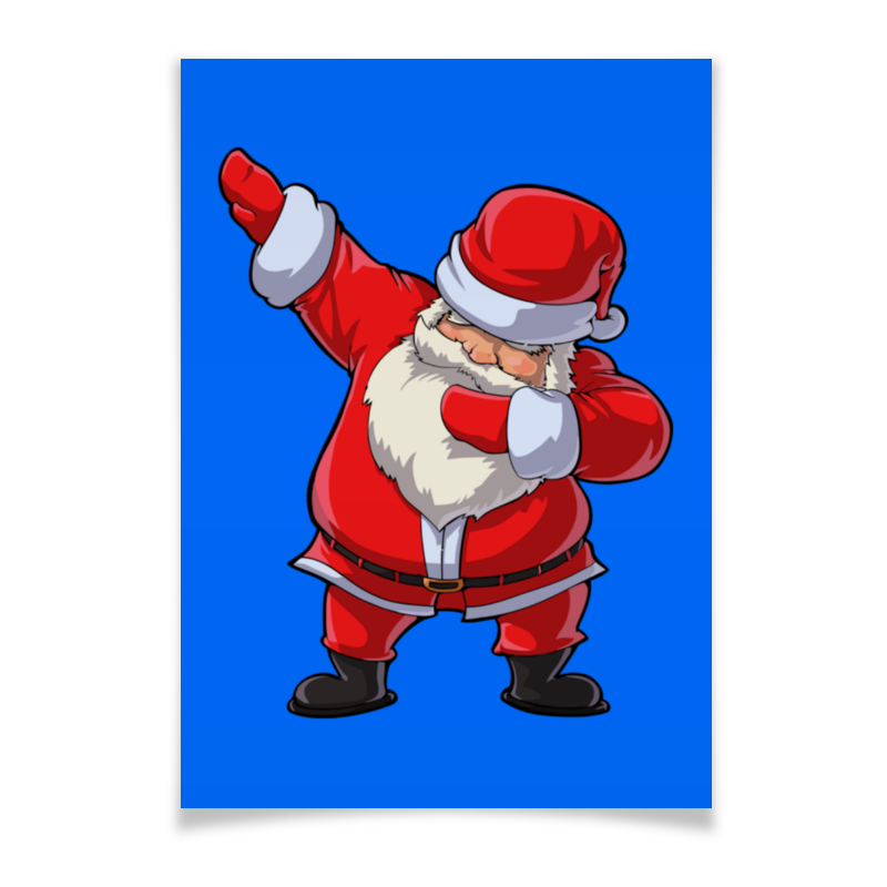 Printio Плакат A3(29.7×42) Santa dab