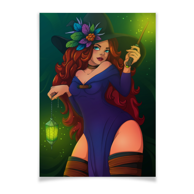 Printio Плакат A3(29.7×42) Ведьмочка