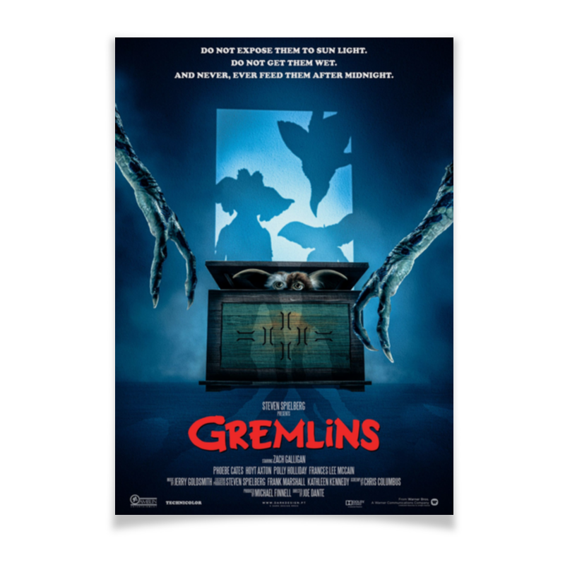 Printio Плакат A3(29.7×42) Гремлины / gremlins рюкзак гремлины gremlins голубой 2