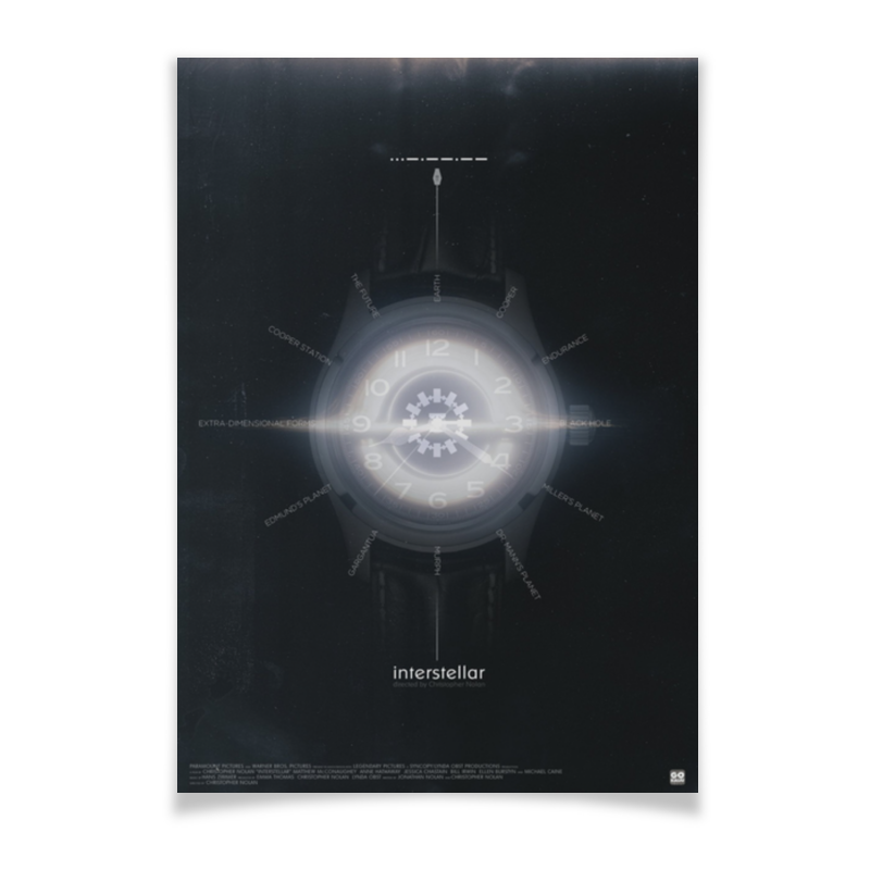 Printio Плакат A3(29.7×42) Интерстеллар / interstellar