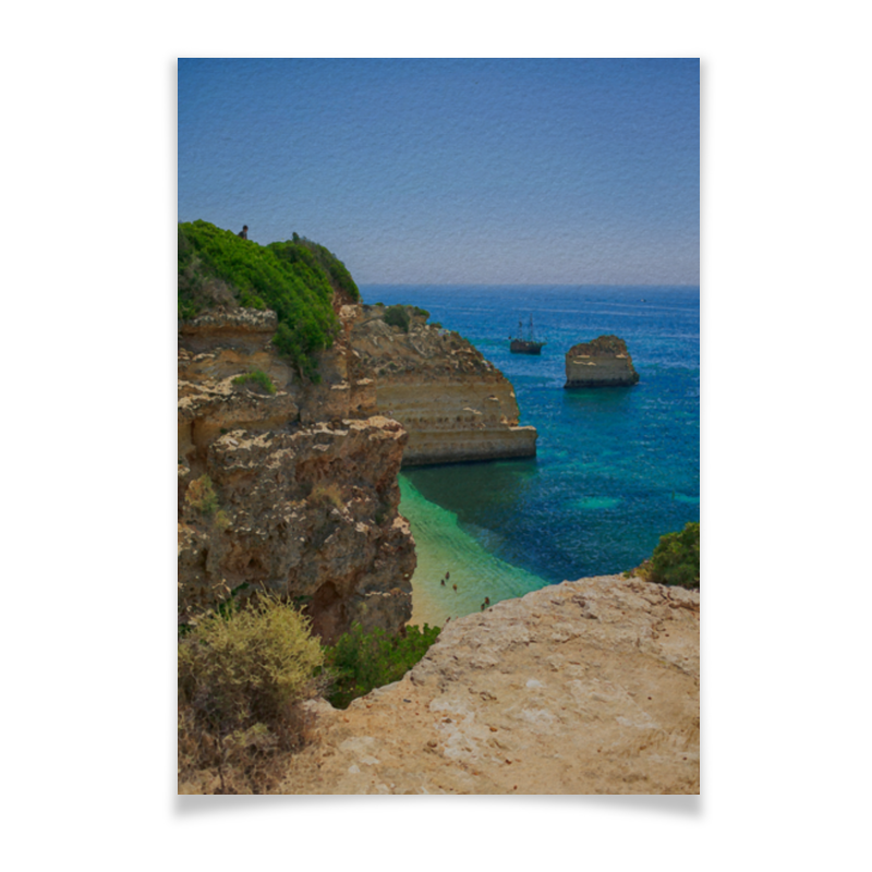 Printio Плакат A3(29.7×42) Путешествие по алгарве цена и фото
