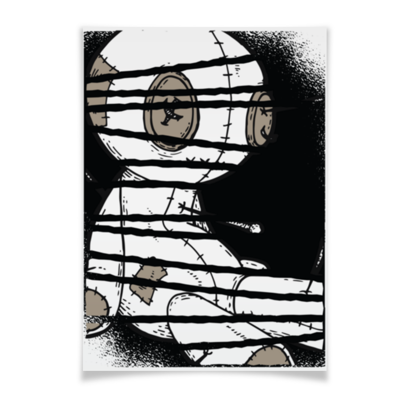 Printio Плакат A3(29.7×42) Dark voodoo doll
