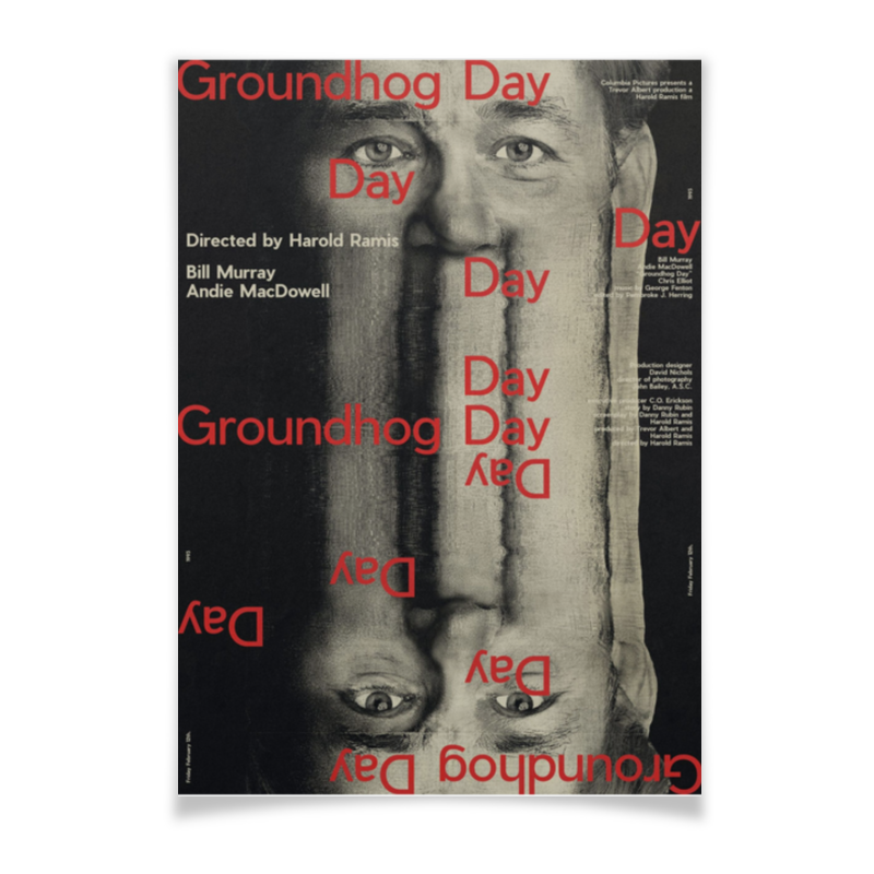 Printio Плакат A3(29.7×42) День сурка / groundhog day мужская футболка день сурка groundhog day m желтый