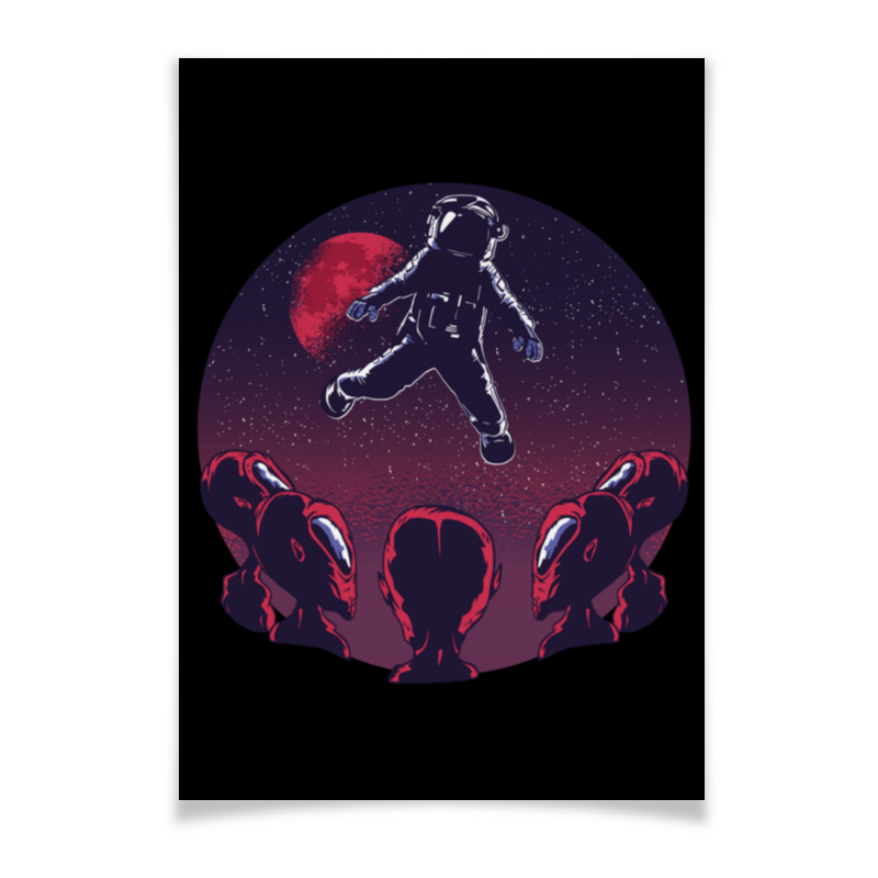 Printio Плакат A3(29.7×42) Astronaut alien printio плакат a3 29 7×42 астронавт