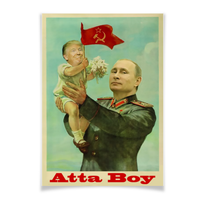 Printio Плакат A3(29.7×42) Путин printio плакат a3 29 7×42 путин цезарь