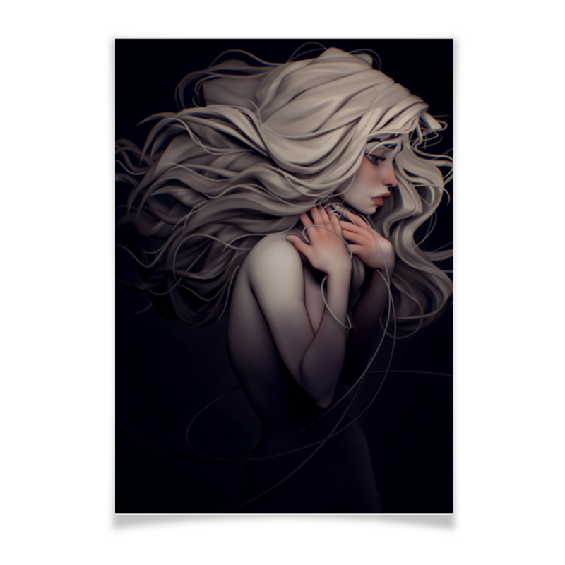 Printio Плакат A3(29.7×42) Девушка-призрак