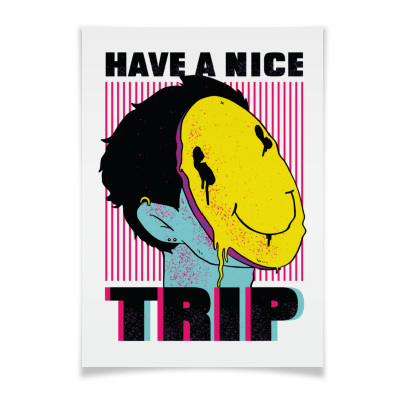 Printio Плакат A3(29.7×42) Have a nice trip бирка на багаж have a nice trip