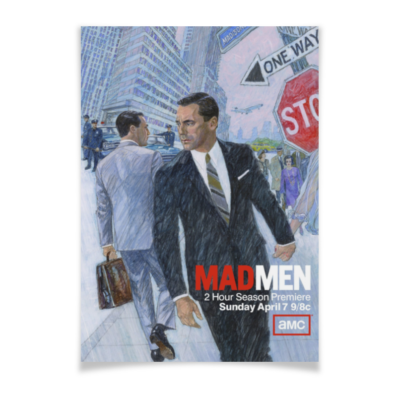 Printio Плакат A3(29.7×42) Безумцы / mad men