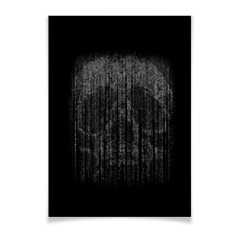 Printio Плакат A3(29.7×42) Голограмма череп