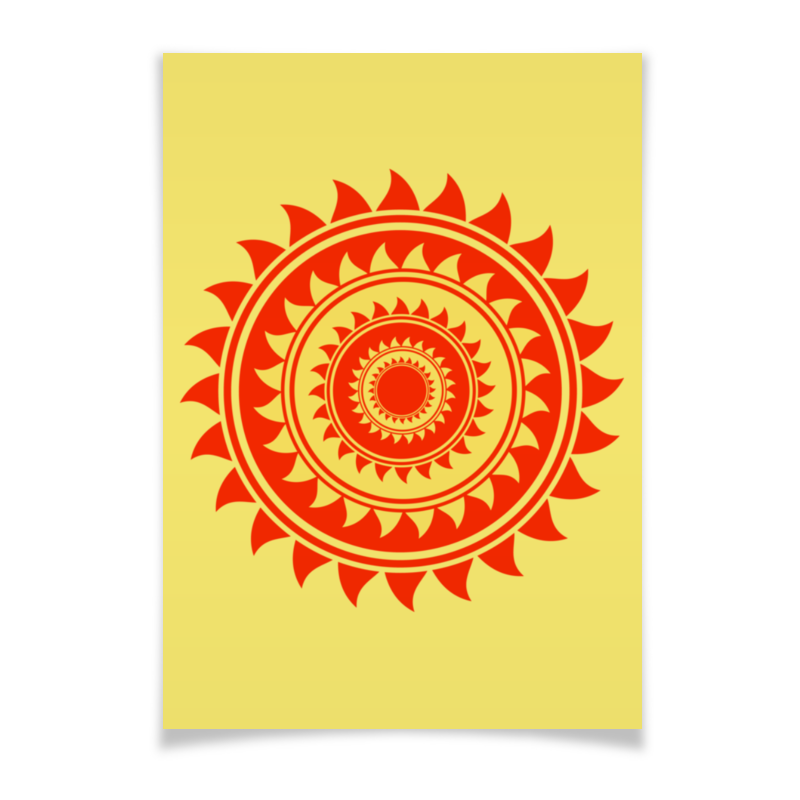 Printio Плакат A3(29.7×42) Солнце