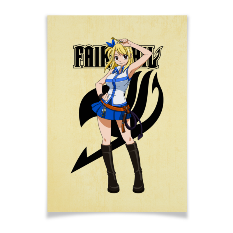 printio плакат a3 29 7×42 люси fairy tail Printio Плакат A3(29.7×42) Люси. fairy tail