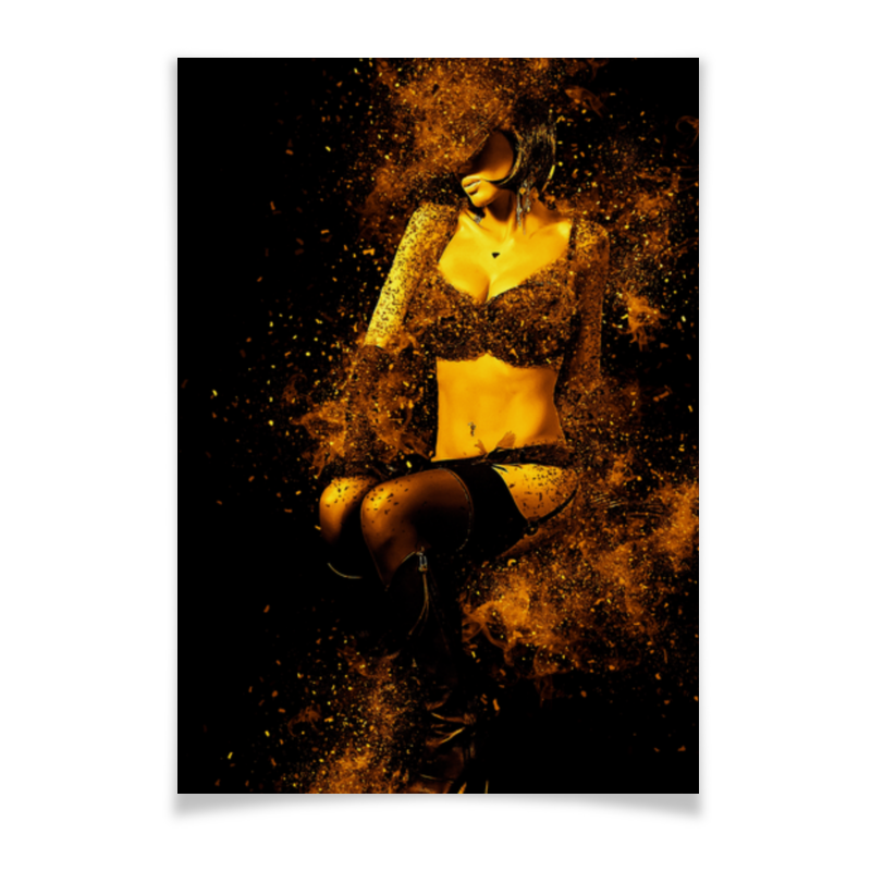 Printio Плакат A3(29.7×42) Девушка цена и фото
