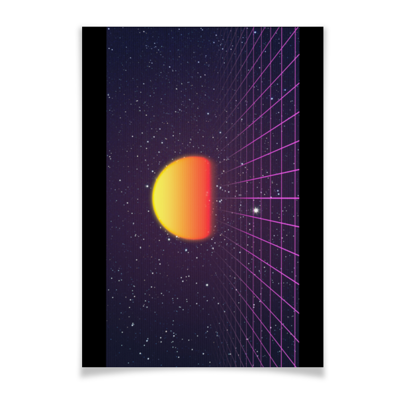 Printio Плакат A3(29.7×42) Ретровейв