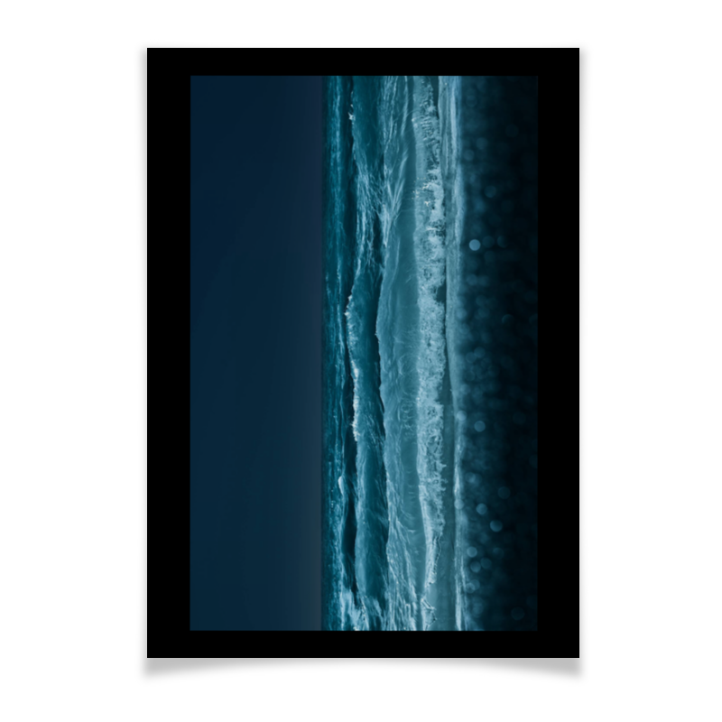 Printio Плакат A3(29.7×42) Море (горизонталь) федиенко в в синее синее море