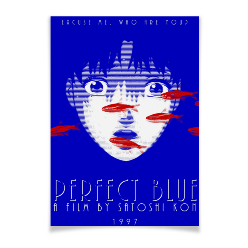 Printio Плакат A3(29.7×42) Истинная грусть / идеальная грусть / perfect blue printio лонгслив истинная грусть идеальная грусть perfect blue