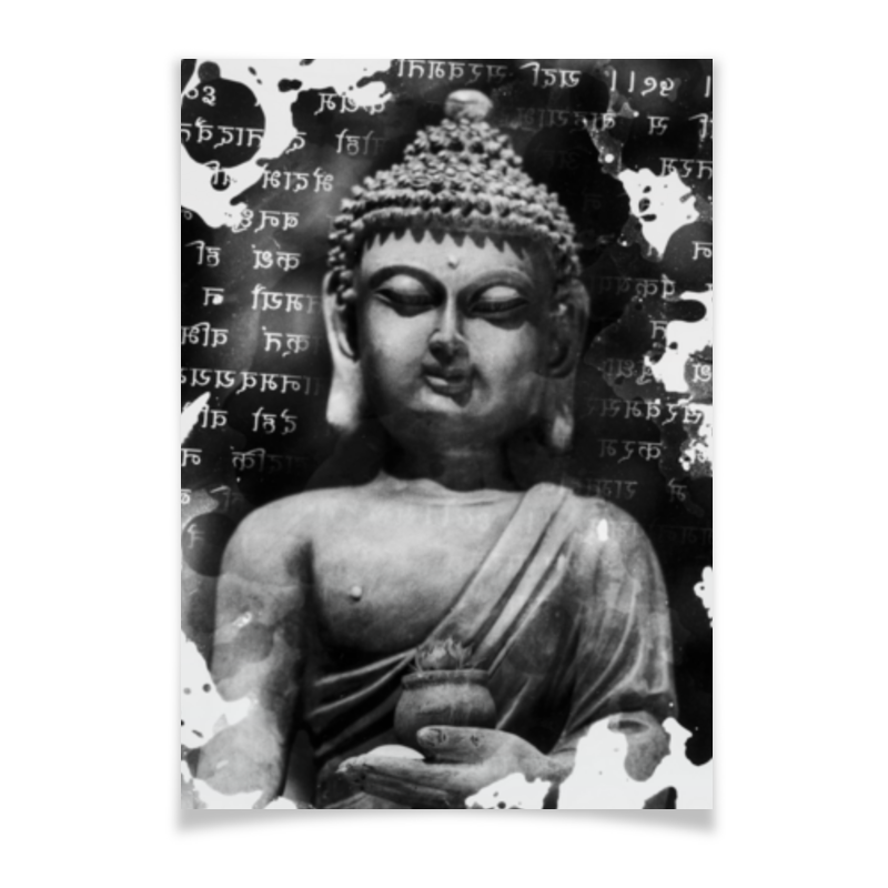 Printio Плакат A3(29.7×42) Будда (письмена) printio плакат a3 29 7×42 будда
