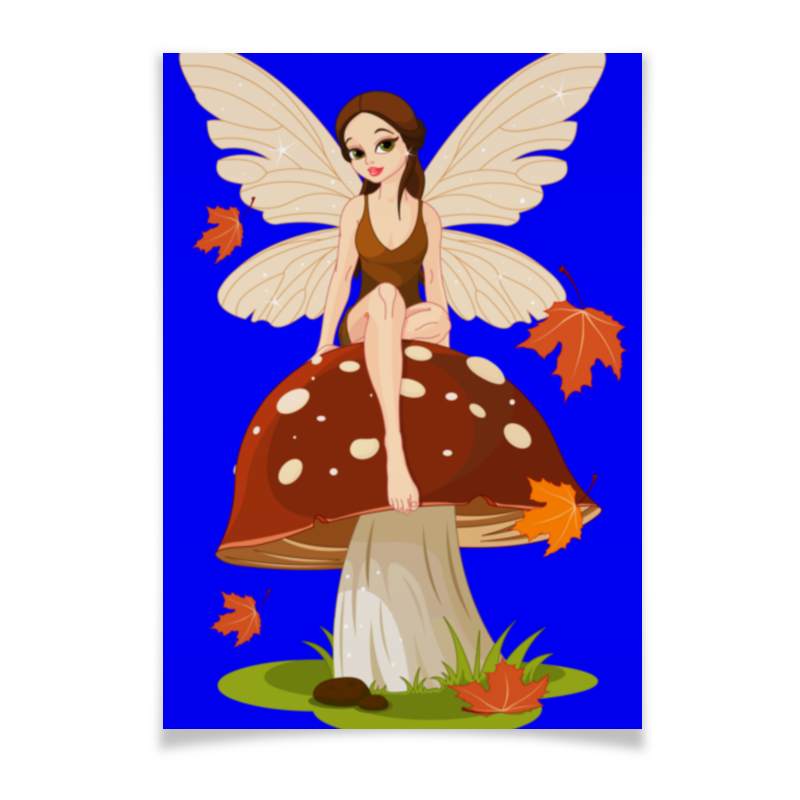 цена Printio Плакат A3(29.7×42) Лесная фея