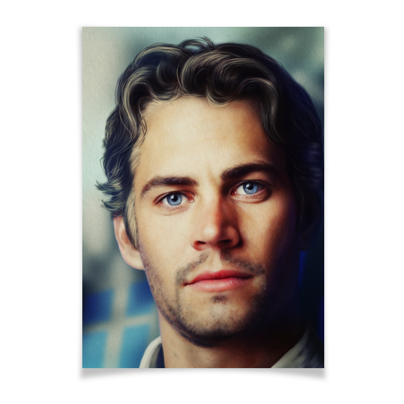 Printio Плакат A3(29.7×42) Пол уокер paul walker printio холст 40×55 пол уокер paul walker