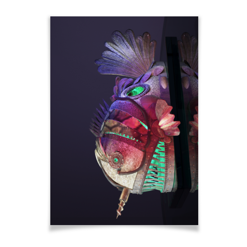 Printio Плакат A3(29.7×42) Flashlight creative printio плакат a3 29 7×42 влюбленные рыбки