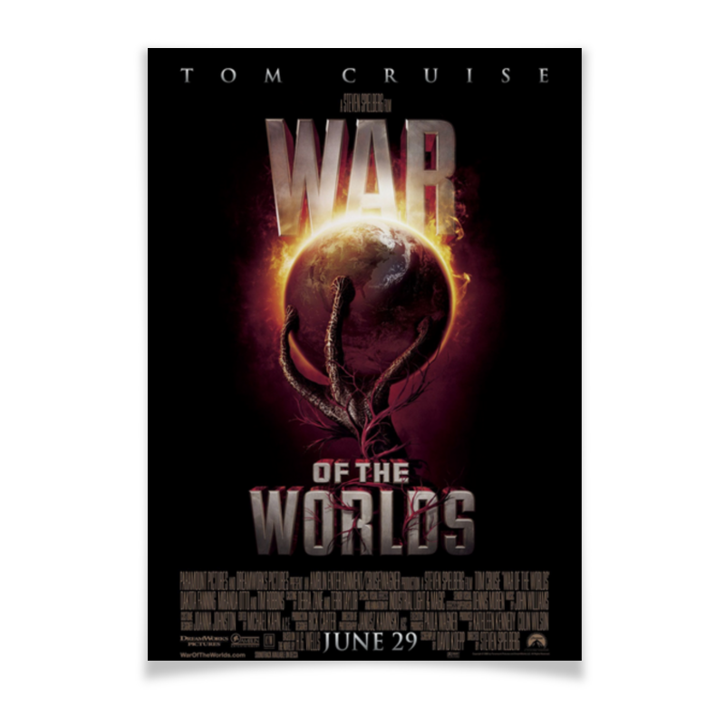 Printio Плакат A3(29.7×42) Война миров / war of the worlds