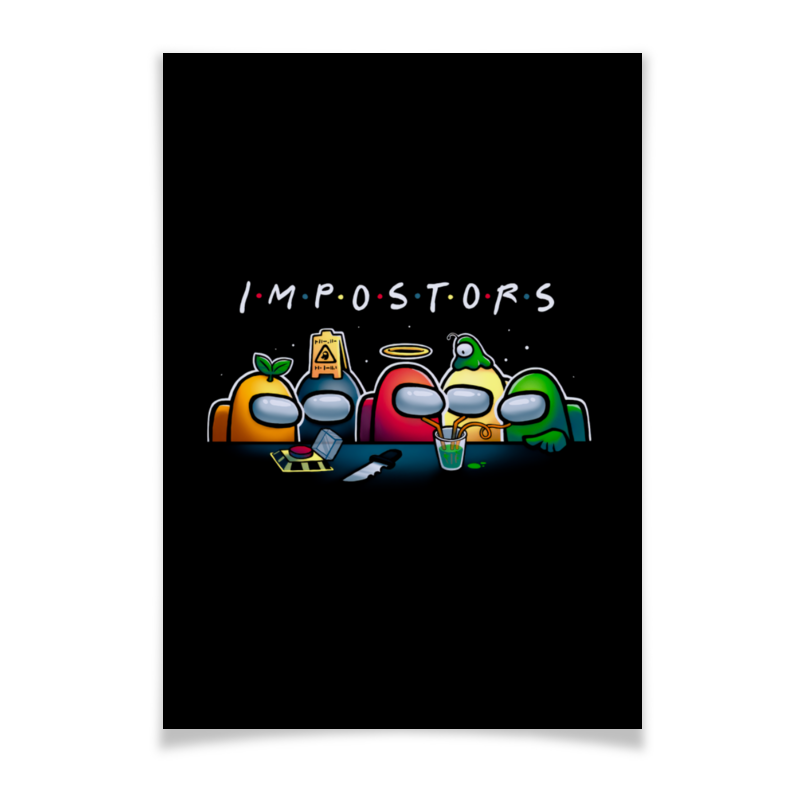 Printio Плакат A3(29.7×42) Among us impostors