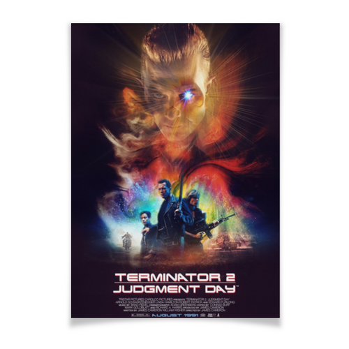 Заказать плакат в Москве. Плакат A3(29.7x42) Терминатор 2: Судный день / Terminator от kino.printio.ru - готовые дизайны и нанесение принтов.