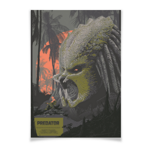 Заказать плакат в Москве. Плакат A3(29.7x42) Хищник / Predator от kino.printio.ru - готовые дизайны и нанесение принтов.