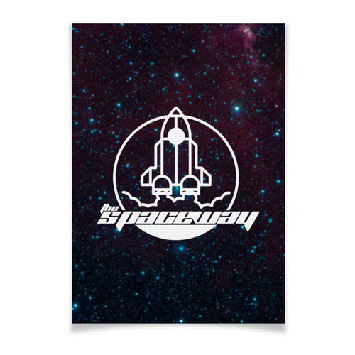 Заказать плакат в Москве. Плакат A3(29.7x42) My Space от The Spaceway  - готовые дизайны и нанесение принтов.