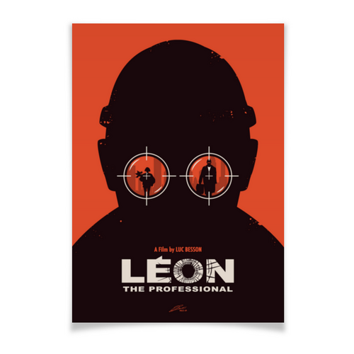 Заказать плакат в Москве. Плакат A3(29.7x42) Леон / Leon от kino.printio.ru - готовые дизайны и нанесение принтов.