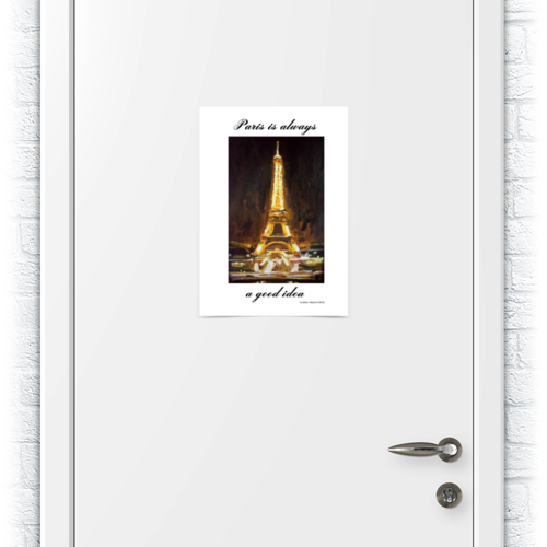 Заказать плакат в Москве. Плакат A3(29.7x42) Париж от @mywave - готовые дизайны и нанесение принтов.