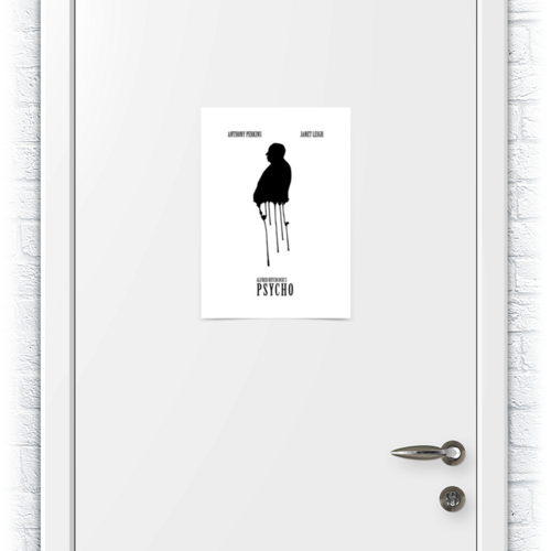 Заказать плакат в Москве. Плакат A3(29.7x42) Психо / Psycho от kino.printio.ru - готовые дизайны и нанесение принтов.