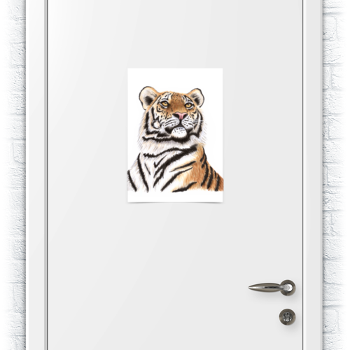 Заказать плакат в Москве. Плакат A3(29.7x42) Взгляд тигра от tigerda  - готовые дизайны и нанесение принтов.